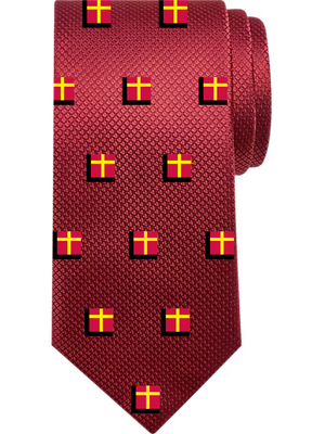 Small Red Cross Tie