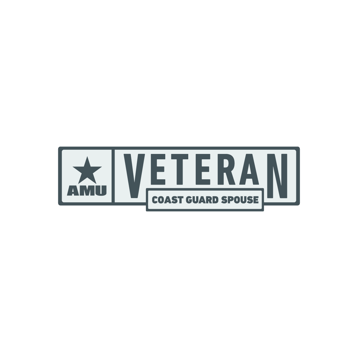AMU - Coast Guard Spouse Veteran Pin