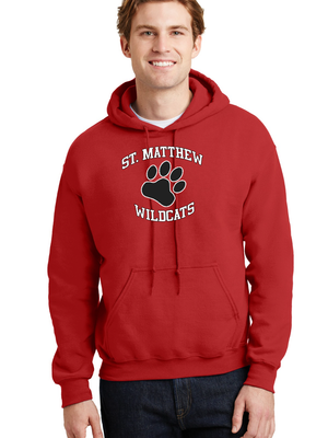 Gildan ®  - Heavy Blend ™  Hooded Sweatshirt.  18500 - Red