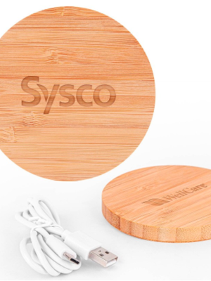 Bamboo Wireless Charging Set